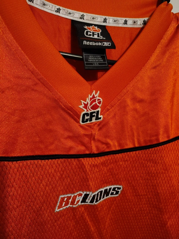Camiseta deportiva BC Lions CFL Reebok talla grande Foto 2 de 4