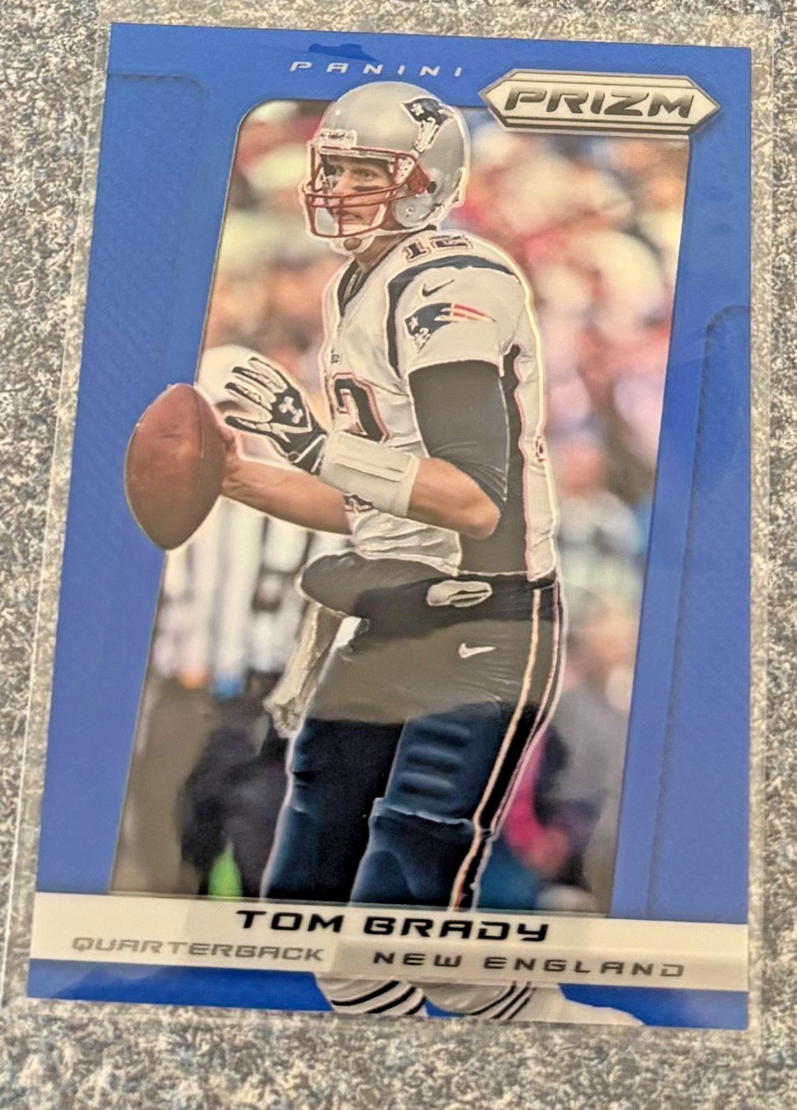 2013 Panini Prizm - Tom Brady #64 Blue Prizm
