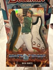 Topps 2026 Bowman Chrome Power Chords Nick Kurtz #PC-6 Athletics Insert