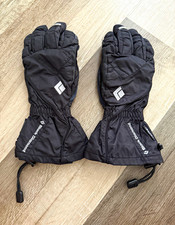 Black Diamond Bury Women's Small Gloves Black Nylon Goatskin Palm
