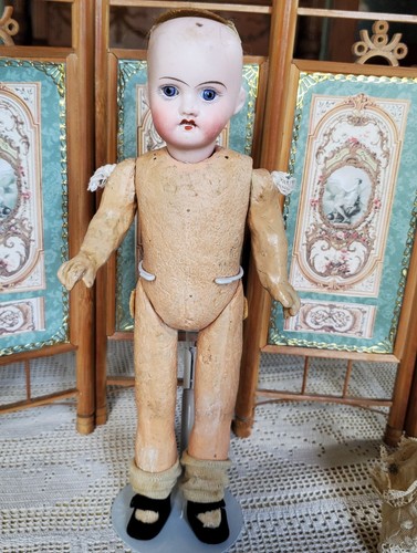 11 Zoll antike deutsche Puppe mit Biskuitkopf - Bild 7 von 10
