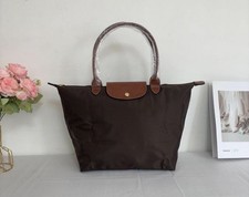 Longchamp Le Pliage tote Bag Nylon Handbag Large Brown
