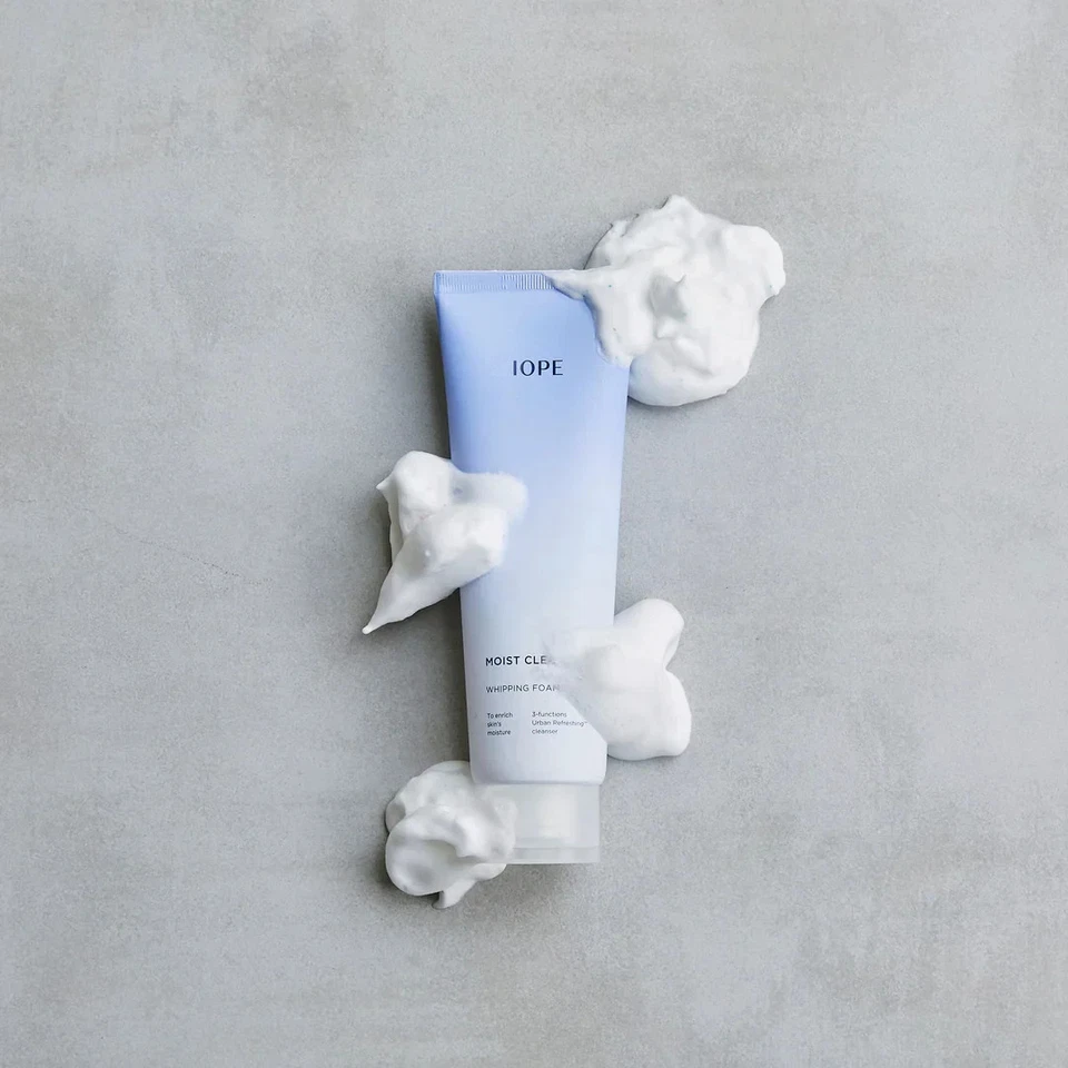 IOPE Moist Cleansing Whipping Foam 180ml | Tracking Shipping - Image 2 of 3