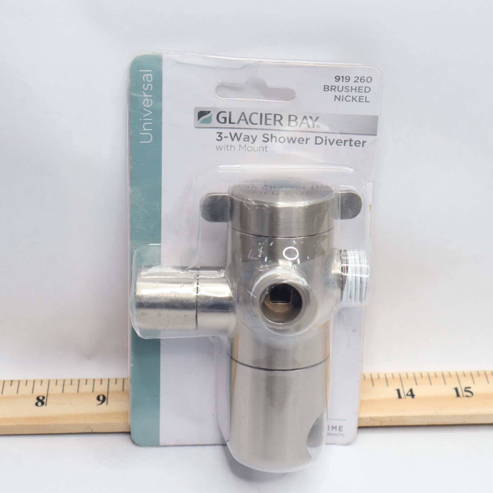 Glacier Bay 3-Way Diverter with Mount Brushed Nickel HD3075-544