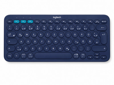 Logitech K380 Wireless Bluetooth Tastatur, Keyboard BLAU DEUTSCH QWERTZ #4