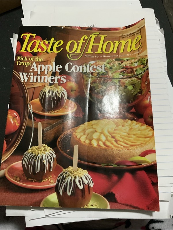 magazine 3(qty.) Taste Of Home Oct/Nov 2002 Oct/Nov 2004 Aug/Sept 2006 67 Pages 