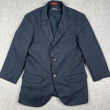 Bluffworks Gramercy Performance Stretch Blazer Sport Coat 38R Slim Men Blue READ