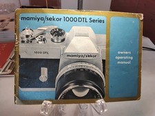 Vintage Mamiya / Sekor 1000DTL Film Camera Original Instruction User Manual