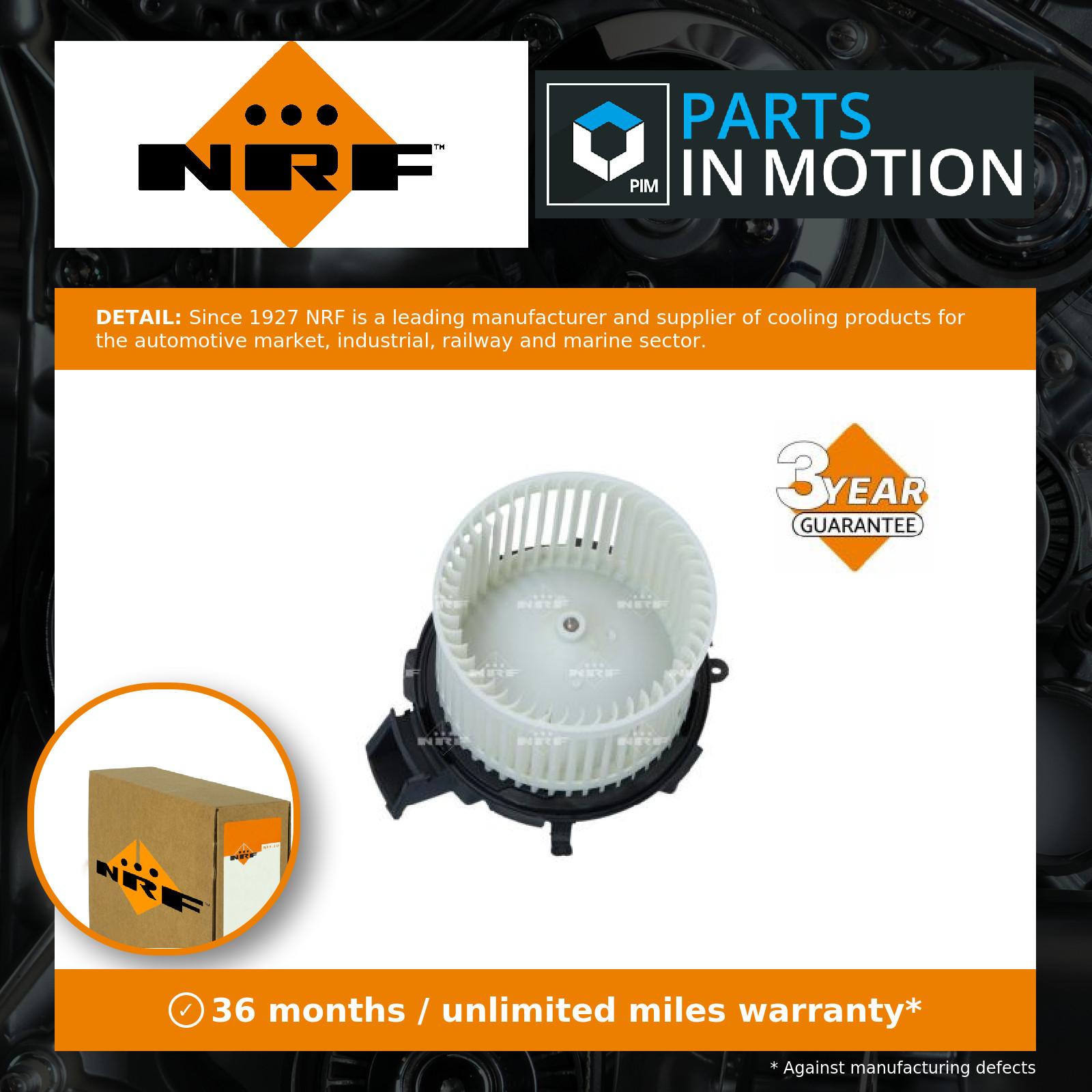 ✅Fits NRF NRF 34071 Air blower 34071 Air blower fits: ABARTH 500 / ⭐UK Seller⭐ - Image 4