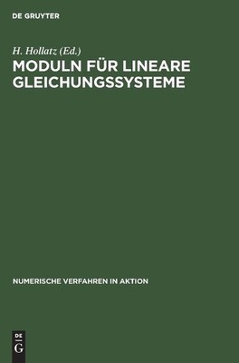 Moduln Fr Lineare Gleichungssysteme by H Hollatz - 9783112479278