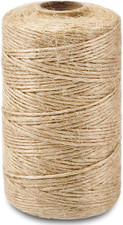 2mm Natural Jute Twine String Thin for Craft Plant Garden Gift Wrapping Chris...