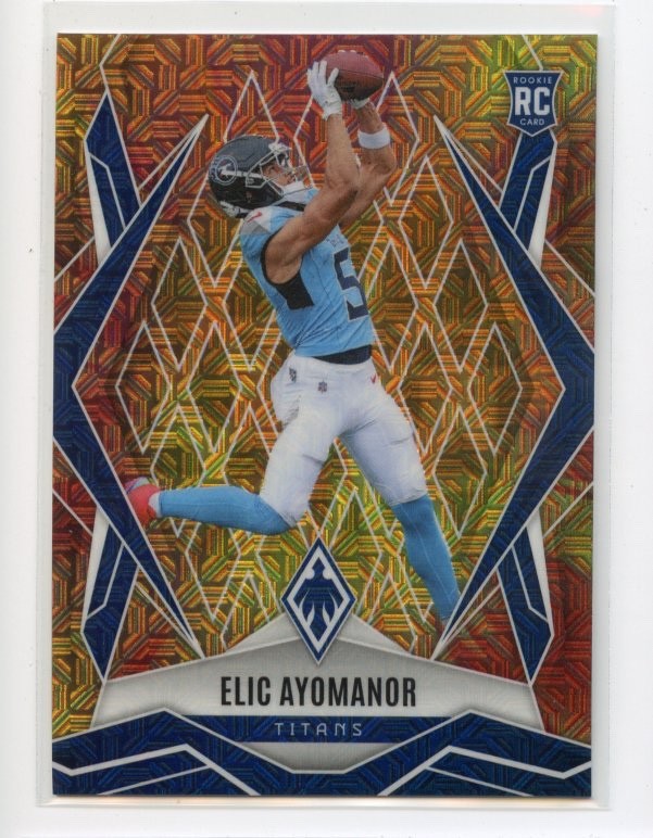 2025 Panini Phoenix Premium Box Set ELIC AYOMANOR #167 RC FIREBURST 35/350