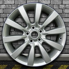 Full Face Bright Fine Silver OEM Wheel for 2008-2011 Mitsubishi Lancer - 18x7