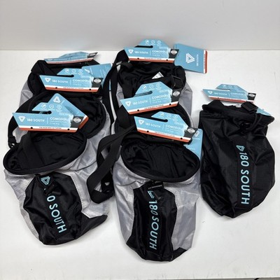 LOT OF 7 - 180 South Comodo Rock Climbing Chalk Bag, Black/Gray, 45'' belt