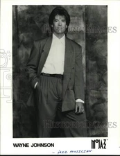 1993 Press Photo Wayne Johnson, American jazz and acoustic guitarist.