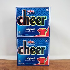 2 Pack Vintage Cheer Color Guard Original Laundry Detergent Powder 15 Loads 26oz