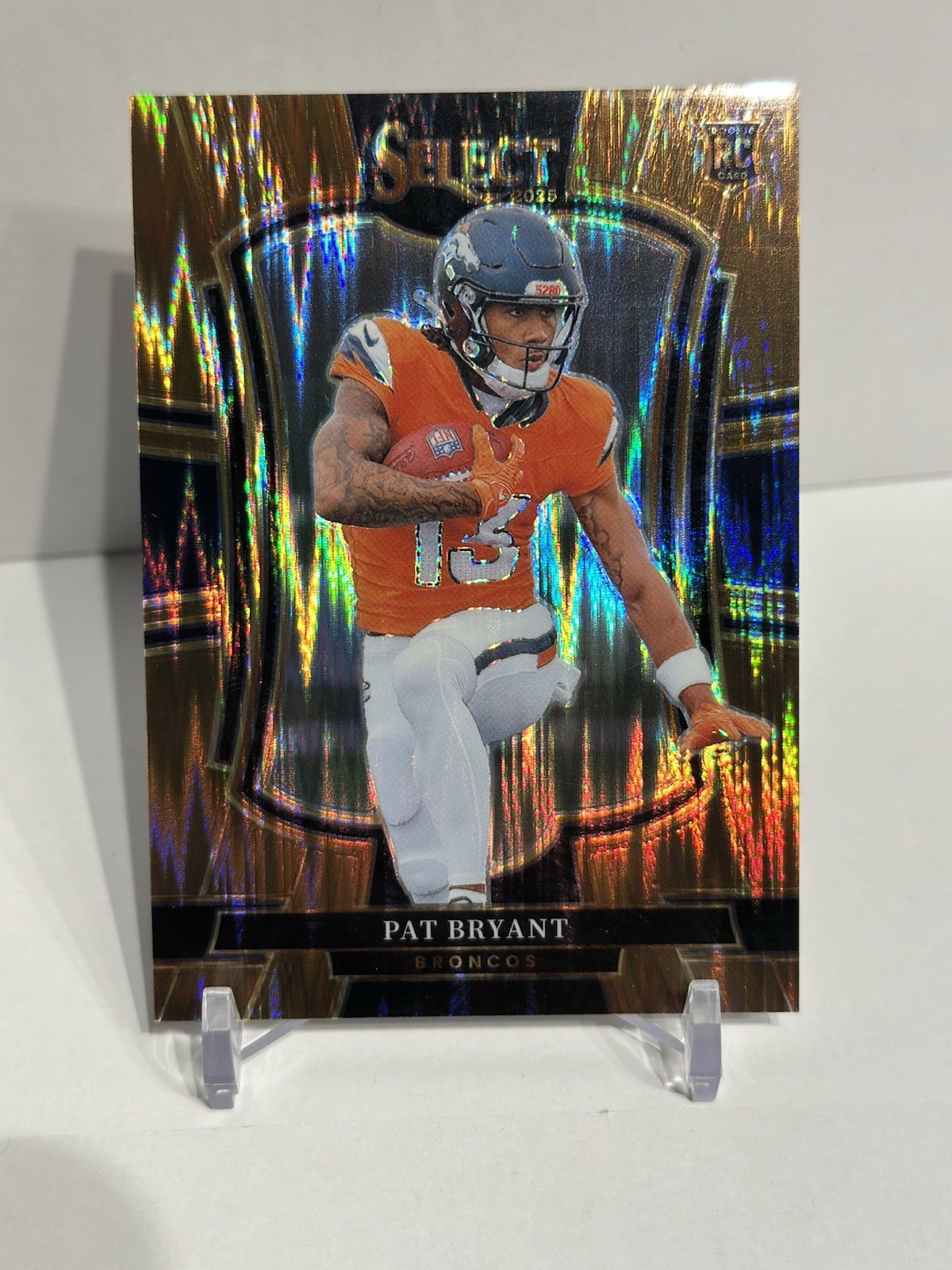 2025 Panini Select - Pat Bryant #112 Premier Level Bronze Shock  /899 Prizm (RC)