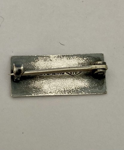 Son in Service Pin Sterling Enamel 2 Stars Mother W War II Era Serving Military - Picture 2 of 11