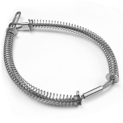 Explosion-Proof Hose Restraint   20'' Anti-Whip Steel Cable for Pneumatic Lines