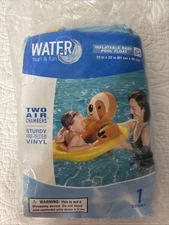 Sun And Fun Vinyl Inflatable Baby Pool Float 32 X 22”. New!