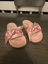 PUMA FENTY by Rihanna Bow Slide Sandals Pink 365774 03 US 7 Women