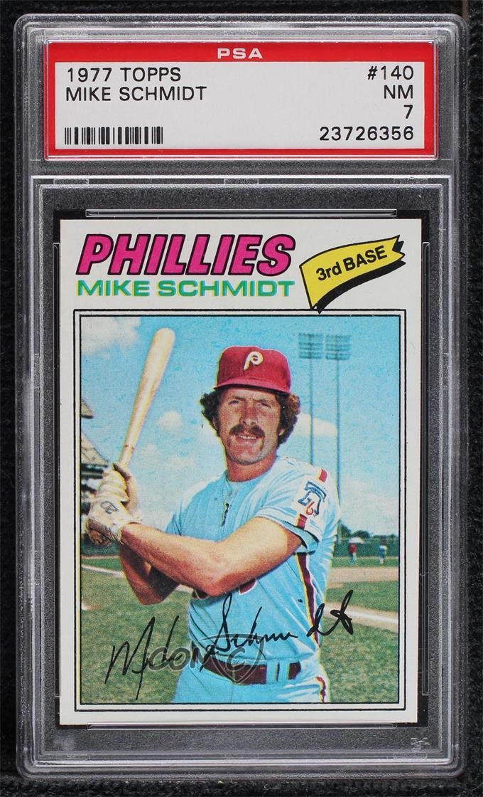 1977 Topps Mike Schmidt #140 PSA 7 HOF 0y8e