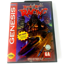Rock n Roll Racing Sega Genesis CIB Complete Tested Interplay Blizzard
