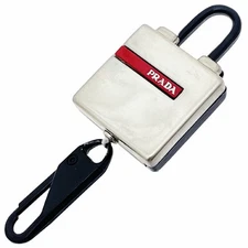 Authentic Prada Sport Line Key Reel in Silver and Black. Also available: Prada