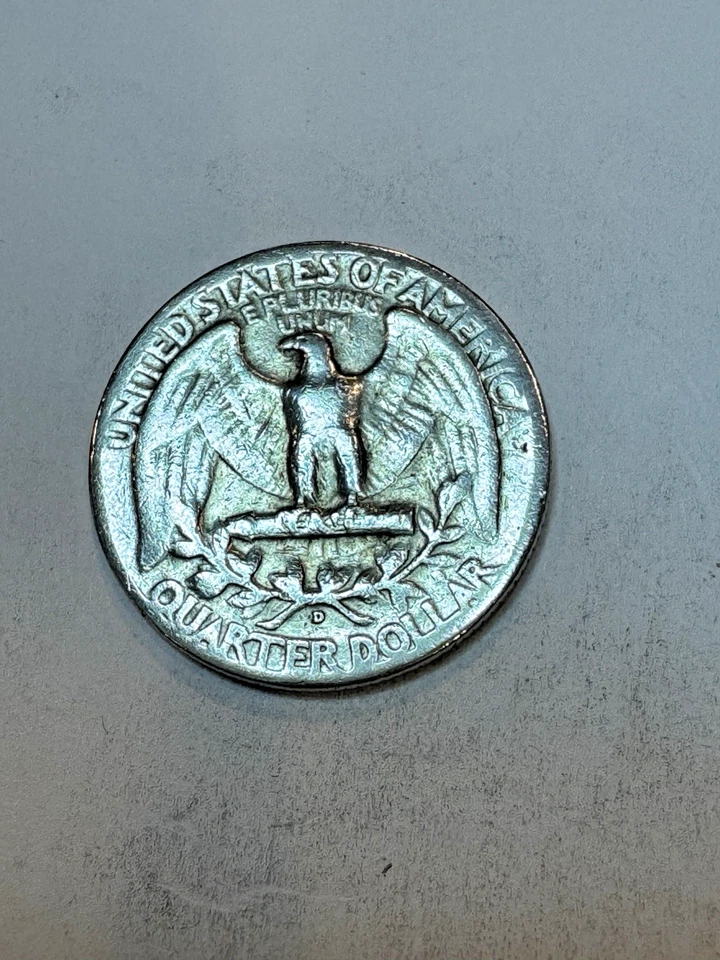 1951-D Washington Silver Quarter - Denver Fine Condition - Image 2 of 2