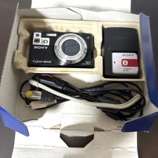 SONY Cyber-shot DSC-W270 Black With Battery Charger Carl Zeiss Lens From Japan