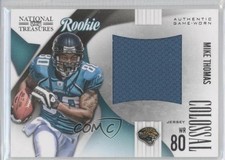 2009 Playoff National Treasures Rookie Colossal Materials 47/50 Mike Thomas 4p7