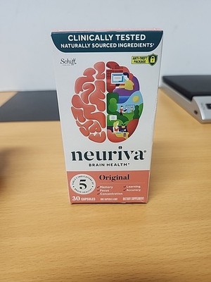 Schiff Neuriva Plus Fast-Acting Brain Performance Capsules - 30 Count
