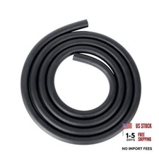 Rubber Fuel Hose Line Push Lock 3/8" ID SAE 30R7 NBR 5ft 300PSI 3/8" ID 5ft