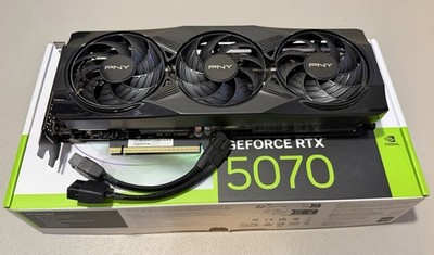 PNY NVIDIA GeForce RTX 5070 Graphics Card 12GB GDDR7 OC