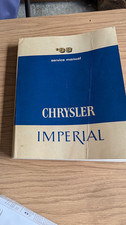 1968 Chrysler Imperial Factory Service Manual Shop Moparnew Yorker Newport