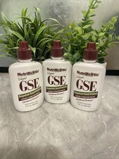 NutriBiotic GSE Extract Liquid Concentrate -3 Bottles The 2 0z Free Shipping