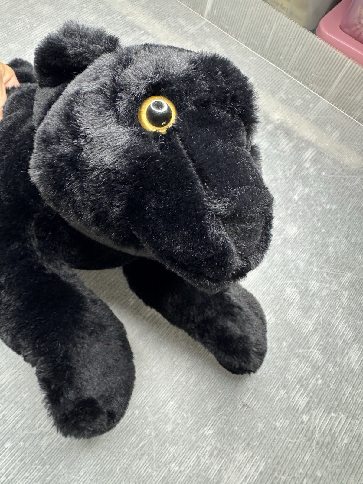 F.A.O. SCHWARZ Black Panther  Collectible Plush Stuffed Animal Black Cat  Gift