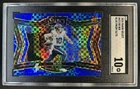 2024 Panini Select Bo Nix Field Blue Prizm Rookie RC #/75 Broncos SGC 10