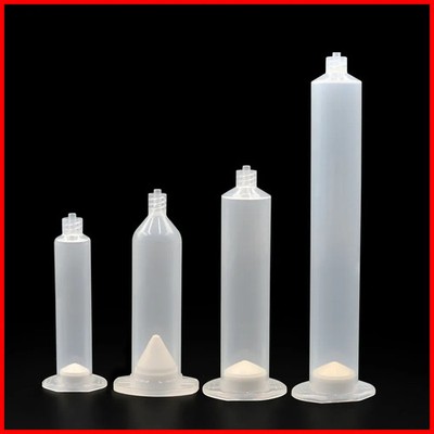 10-55CC Industrial Syringe Barrel Tip Adapter Flux Glue Dispenser Plastic Barrel