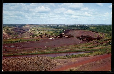 Minnesota´s Iron Range, Waste material after washing iron ore, Ansichtskarte 