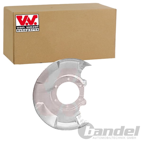 Van Wezel Spritzblech Bremsscheibe Ankerblech Vorderachse Links Vorderachse-image