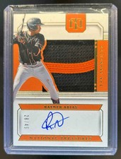 2024 National Treasures Rayner Arias Silhouette Signatures Patch Auto #28/49