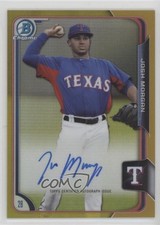 2015 Bowman Chrome Prospects Gold Refractor 13/50 Josh Morgan #BCAP-JOM Auto 4g8