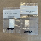 Lot Of 2 - 1/4oz and 1/2oz Silver Bar Pan American Silver Corp  .999 Fine Silver