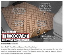 Front Row 2 Flexomat Rubber Custom Floor Mats...