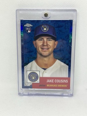 2022 Topps Chrome Platinum Anniversary JAKE COUSINS RC BLUE TOILE /199