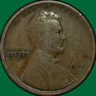 1915-D Lincoln Wheat Cent Very Good VG Coin #34886