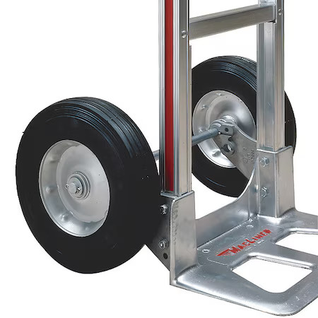 Magliner 11825 Wheel, 8 In H, 2-1/2 In W, 8 In D, Rubber