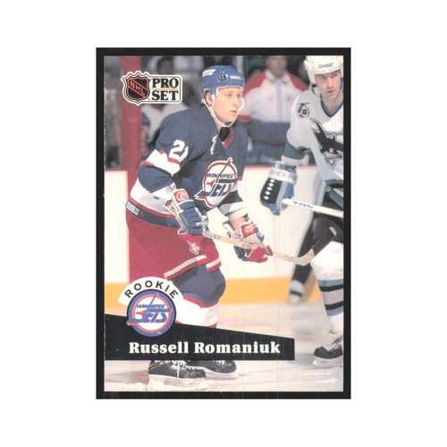 1991 Pro Set Russell Romaniuk RC Winnipeg Jets #565 - Picture 1 of 3