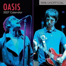 2027 Square Wall Calendar-Oasis 12 x 12 Inch Monthly View, 16-Month, Icons Theme